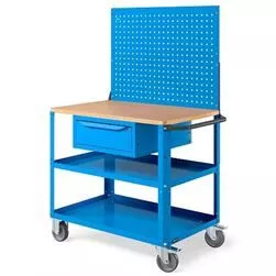 Carrello Clever 1026 Large mm.1024x615x1540H - Blu RAL5012